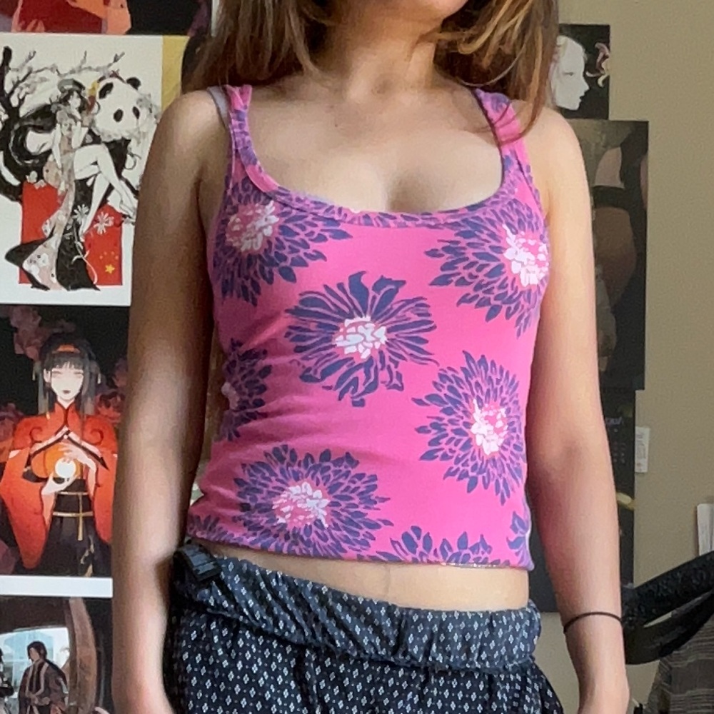 Floral summer tank